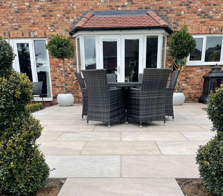 How to clean natural stone paving