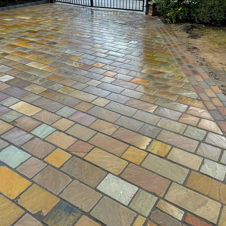How to clean Indian stone paving