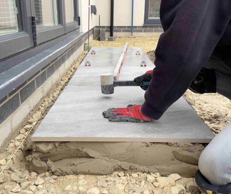 How to lay porcelain slabs - a step-by-step guide
