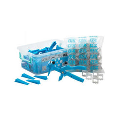Ox Pro Tile Level System Set (100no Wedges 100no Spacers and Adjustable Pliers)