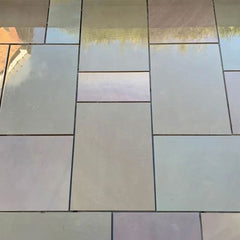 Raj Green Porcelain Paving 4 Size Project Pack 21.06m2
