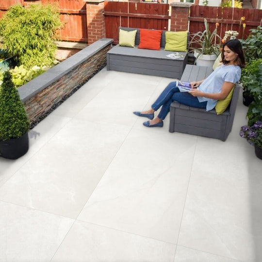 Porcelain Paving Stone Look 1200mm x 600mm x 20mm Comblanchien