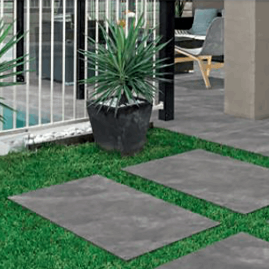 Porcelain Paving Ecostone Black 3 Size Project Pack (20.48m2)