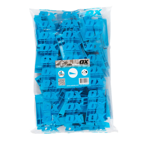 Ox Pro Level Blue Wedges Bag of 100