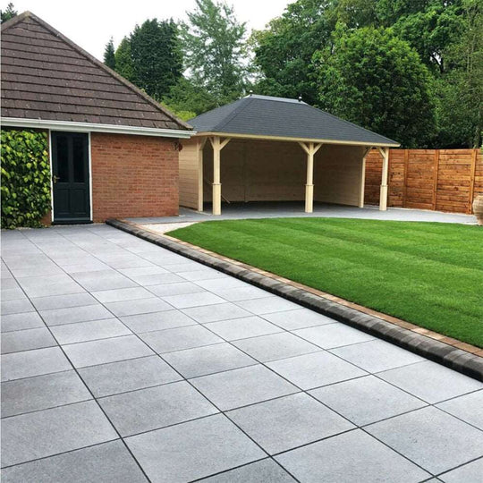Porcelain Paving New Country Slate Grey 600mm x 600mm x 18mm