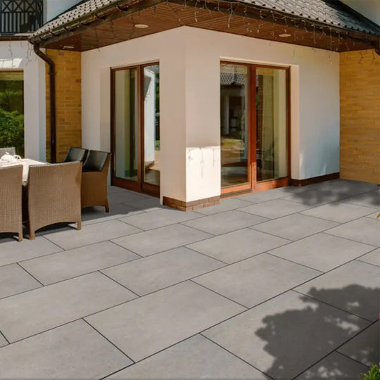Porcelain Paving Dolomite Grigio Grey 800mm x 400mm x 18mm