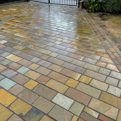 Raj Green Drivestone Cobbles 30mm 11.59m² Project Pack