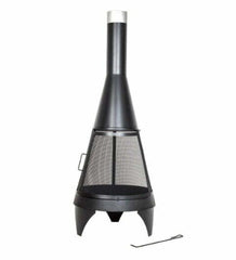 MESH COLORADO STEEL CHIMENEA 125CM