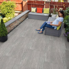 Porcelain Paving Stone Look 600 x 600 x 20mm CCS Graustein