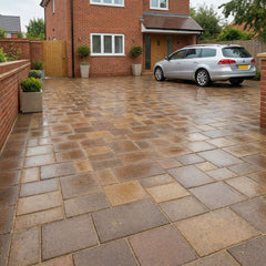 Mellifont Block Pavior 50mm Curragh Gold 3 size pack (11.52 m2 per pack)