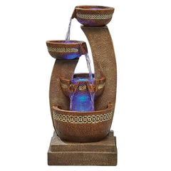 Kelkay Azure Columns LED water feature 4657L