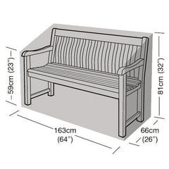 Premium 3 Seater Bench Cover Black