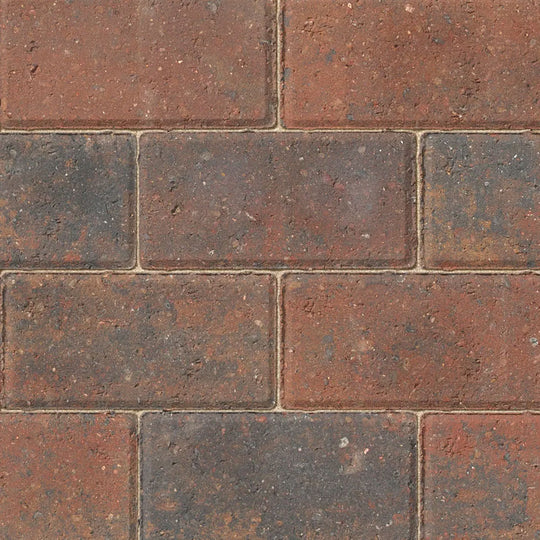 Marshalls Block Paving 200 x 100 x 50mm Brindle (488no per pack 9.76m2)