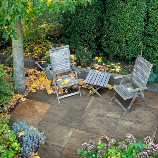 Natural Porcelain Paving 900 x 600mm Rustic Slate