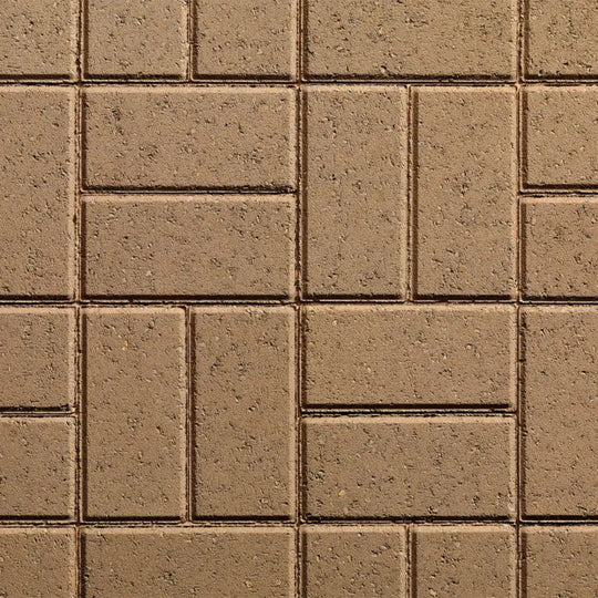 Plaspave 200 x 100 x 50mm Buff Pavior (488no per pack = 9.76m2)