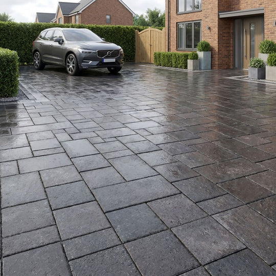 Mellifont Block Pavior 50mm Raven 3 size pack (11.52 m2 per pack)
