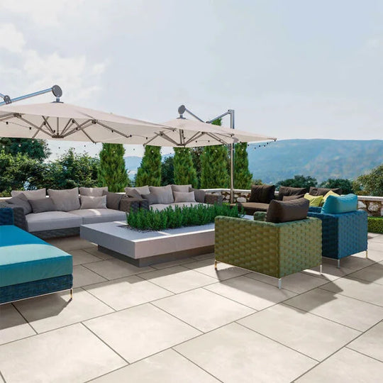 Porcelain Paving Station 900 x 600 x 20mm White