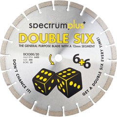 Spectrum Double Six Diamond Blade 115mm General Purpose