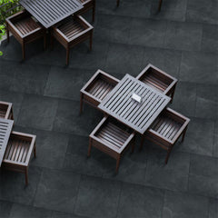Porcelain Paving Station 600 x 600 x 20mm Black